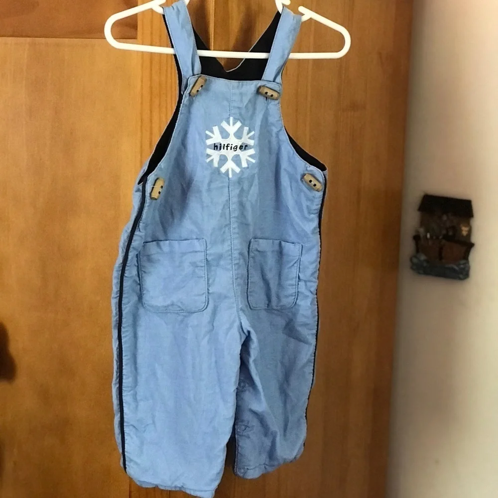 TOMMY HILFiGER Snowflake Cotton Overalls